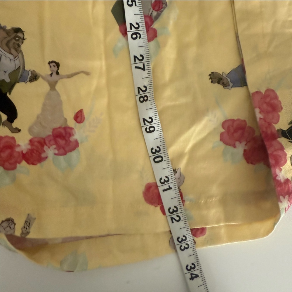 Women's Disney x Cakeworthy Beauty and the Beast Puffy Sleeve Dress size M NWT - Picture 5 of 11